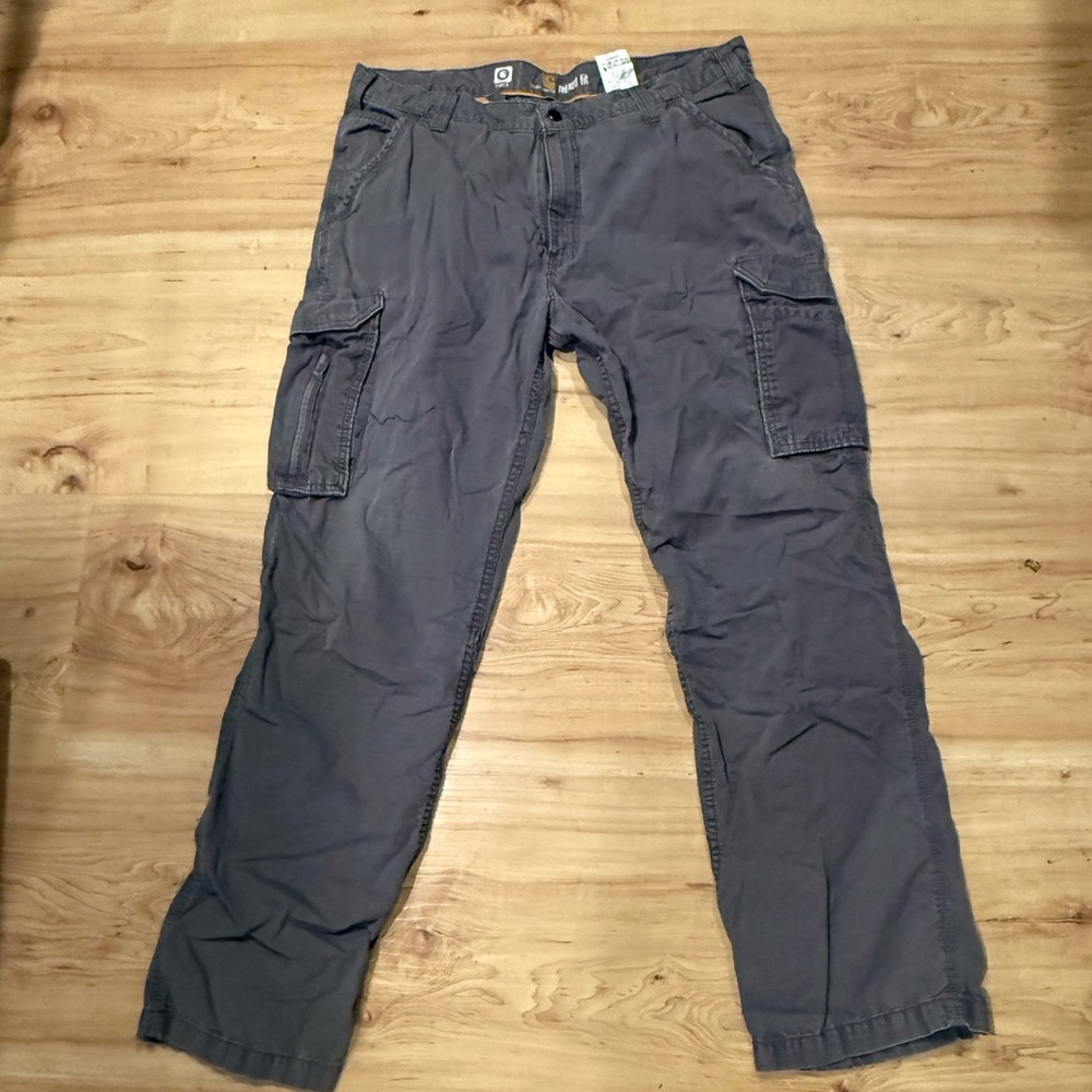 Carhartt Men's Gray Cargo Pants 38x34
